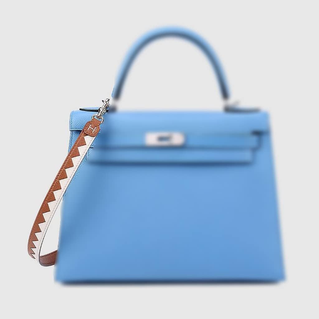 Inch Leather Bag with Fashion Wallet Replacement Shoulder Strap 【Morandi】