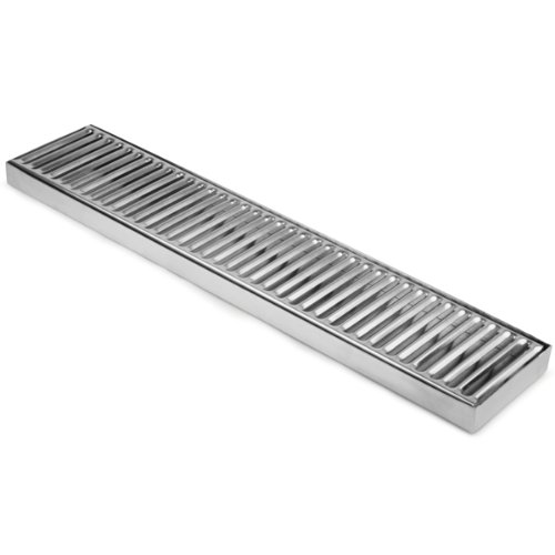 bardrinkstuff Stainless Steel Long Drip Tray 10cm x 50cm Drip Tray