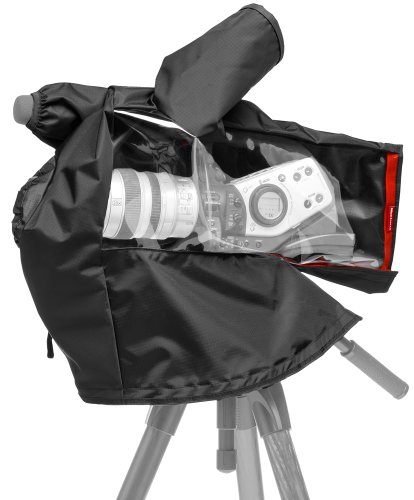 Best Review Manfrotto MB PL-CRC-12, Camera Rain Cover for Cameras and Camcorders, Waterproof, Protects from Dust and Rain, for Sony EX3 and Similar, for Photographers and Videographers - Black/Charcoal Grey