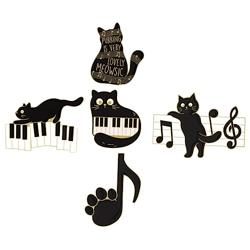 Badges d'épingle vêtements et jolie épinglette chat noir pour customisation