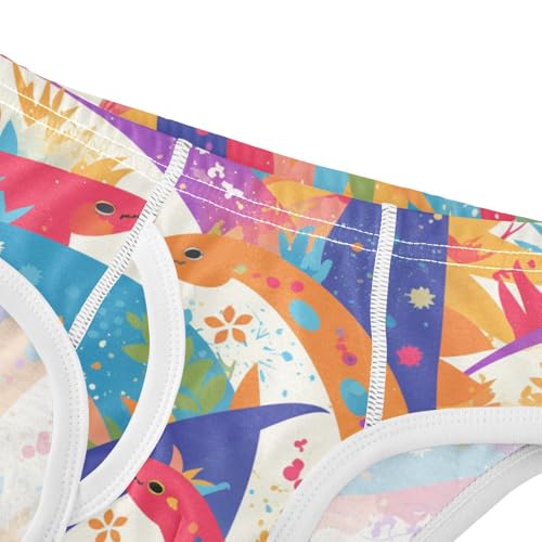 KLL Dino Pattern Toddler Boys Comfort Boxer Briefs Cute Children Panties4
