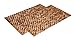 Produktbild 2X Badvorleger Holz | rutschfeste Badematte | Robuste Holzmatte für Badezimmer - Sauna & Wellnessbereich - Badteppich aus 100% Akazienholz  50x80 cm