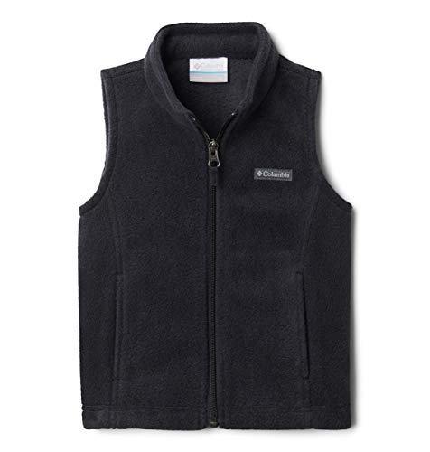 Columbia Youth Girls Benton Springs Fleece Vest, Black, X-Small #TOP3