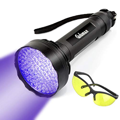 UV Flashlight 100 LED Blacklight Flashlights Bright Black Light Flashligh Ultraviolet Looking
