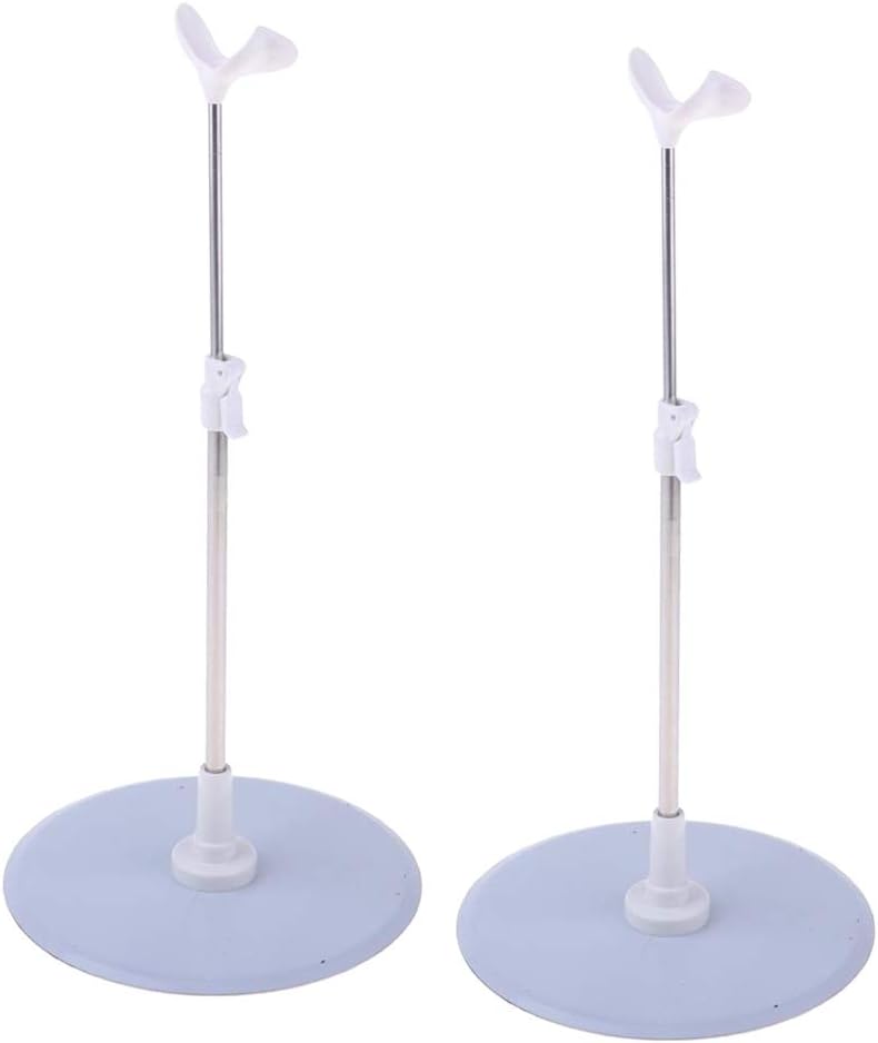 CUTICATE Doll Display Holder Doll Stand Doll Stand Fits 1/3 1/4 BJD Dolls 2 Pcs