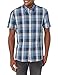 Amazon Brand - Goodthreads Men's Standard-Fit Short-Sleeve Large-Scale Plaid Shirt