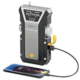 【Manopola Brevettata】Questa è probabilmente la migliore manopola che abbia mai usato. È progettato ergonomicamente. Ingrandisci la manopola e posizionala su entrambi i lati della radio per un facile funzionamento con entrambe le mani. In qualsiasi momento, la convenienza è il fattore chiave dei prodotti di emergenza. Siamo sicuri che questo disegno brevettato vi soddisferà.