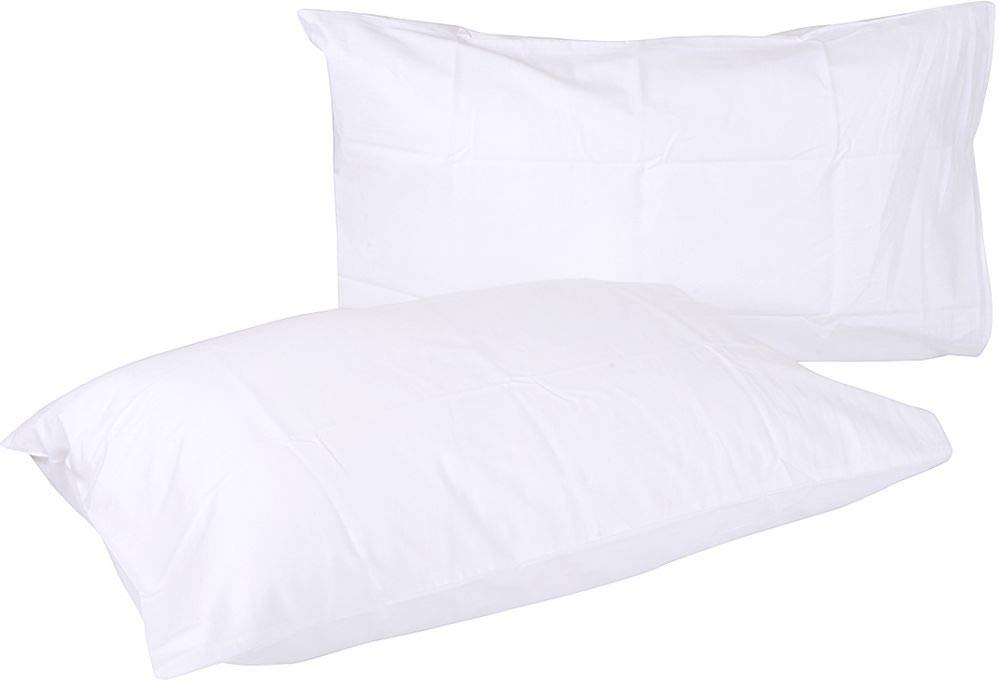 Hotel Linen Klub Morano White Regular Pillow Cover- 2 Piece Set, Standard