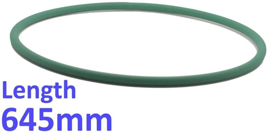IGF 645mm - Long Green Drive Belt for Pizza Dough Roller Stretcher B30, L30