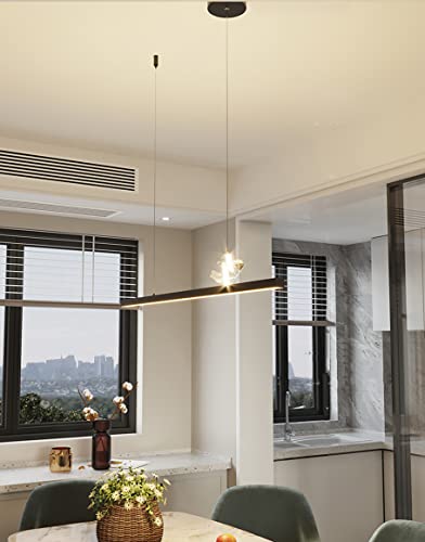 Suspension LED table à manger dimmable avec télécommande pour ajuster l'ambiance lumineuse
