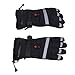 Julihai Rechargeable Heated Gloves, 4000mAh Battery Fast Heating 3.5H Charge for 3-6H Heating Time, with Adjustable Wrist Strap and Temperature Modes, for Men Women Outdoor