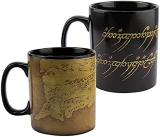 Paladone PP6546LR Lord Of The Rings Heat Change Coffee Mug, 550ml, Colour Changing