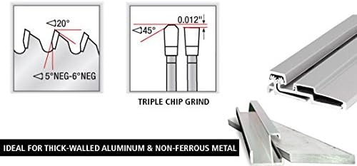 Amana Tool - 514841 Carbide Tipped Aluminum & Non-Ferrous Metals 14" Dia x 84T Tcg