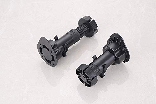 Adjustable Furniture Leg Foot, Rilexawhile Hardware Casters Glides Height Cabinet Leveling For Kitchen Bathroom, 4 Pack #TOP6