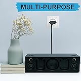 6 Pack US to Europe Plug Adapter - Type C European Travel Adapter, Wall Plug Power Converter for Europe (White) - Image 7