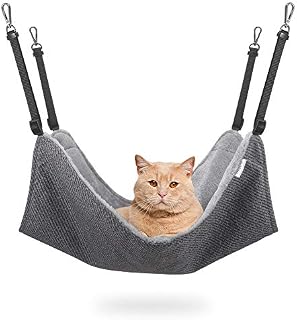 EONMIR Cat Hammock for Cage, Soft Pet Bed Fit Ferret, Kitten, Puppy, Small
