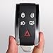 Beefunny Smart Remote Key Fob Replacement for Jaguar XF XFR XK XKR XJ8 XK8 2006-2013 FCC ID:KR55WK49244,KR55WK45694 315MHz (1)