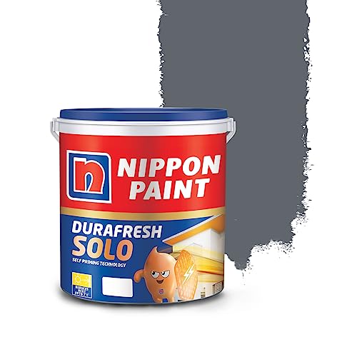 Image of Nippon Paint Durafresh Solo Exterior Emulsion Paint (Silhouette Gray, 10 L)