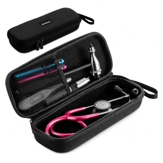 Case fits 3M Littmann Stethoscope & other Stethoscopes. Extra room for Nurse and Medical Equipment.