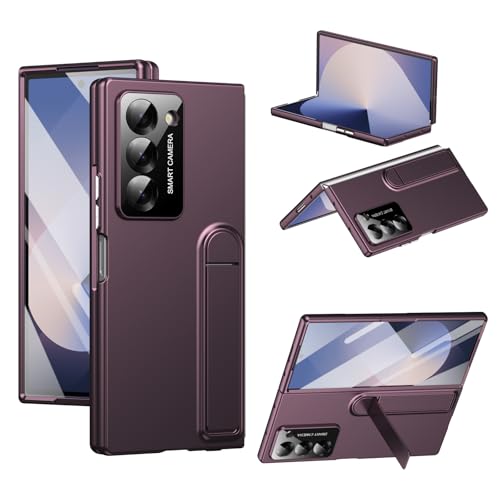 Coque Galaxy Z Fold 6 5G de protection intégrale antichoc béquille ZFold6 rouge