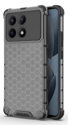 Image of Glasgow Back Case Cover Designed for [ Poco X6 Pro 5G ] (Stylish Look | Shock Proof) - Black