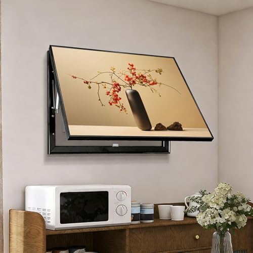 Hide Breaker Box Cover, Fuse Box Cover Decorative Painting, Circuit Breaker Panel Protector, Flip-Up Meter Switch Box, Easy Installation(Brown 1,70 * 50cm//27.5 * 19.7in)
