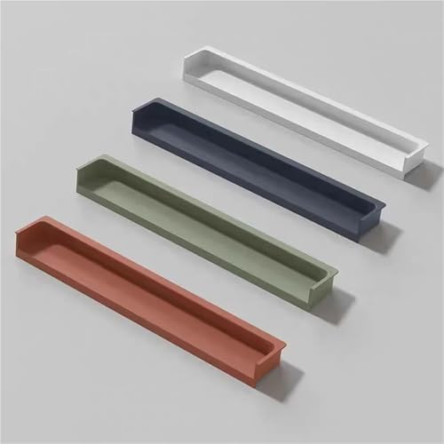 Tirador empotrado de aleación de aluminio de alta gama para muebles modernos 4