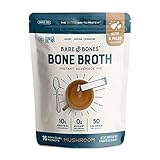 Bare Bones Bone Broth Instant Powdered Mix, Mushroom, Pack of 16, 15g Sticks, 10g Protein, Keto & Paleo Friendly Bone Broth Packets
