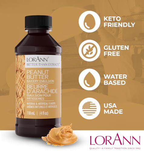 Image of LorAnn Oils Peanut Butter Emulsion & Flavoring For Baking
