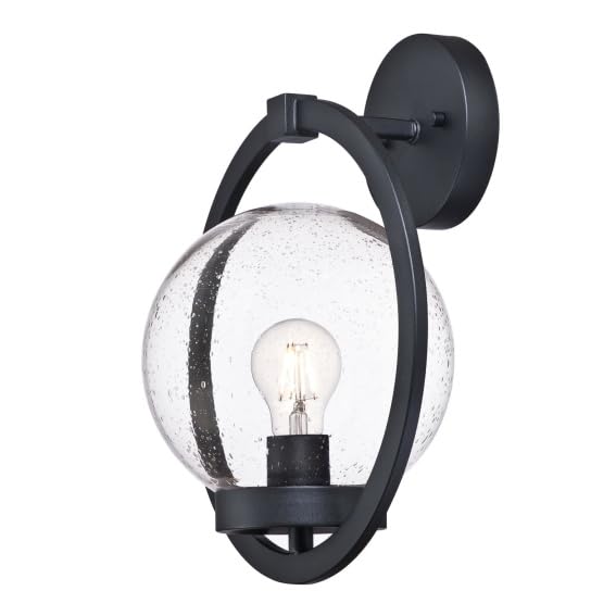 Applique extérieure compatible LED Westinghouse étanche verre granuleux