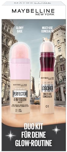 Maybelline New York 4-in-1 Make Up Instant Perfector Glow Nr. 01 Light 20 ml + Instant Anti-Age Effekt Concealer Nr. 01 Light 6 8 ml
