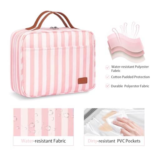 Hanging Travel Toiletry Bag for Women, Portable Toiletry Bag for Travel Size Essentials, Water-resistant Large Travel Makeup Bag with Hook for Toiletries, Cosmetics, Travel Accessories3