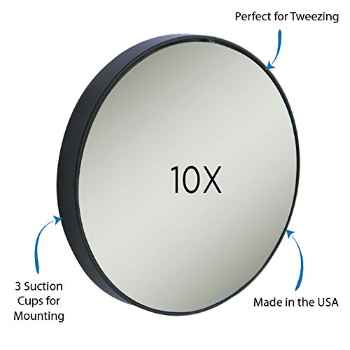 Zadro 3-Inch 10X Mag Close Up Spot Mirror, Mini #TOP4