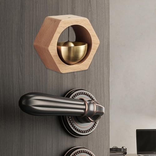 Campainha Shopkeepers – Campainha magnética de madeira para ornamentos exclusivos de escritório deco