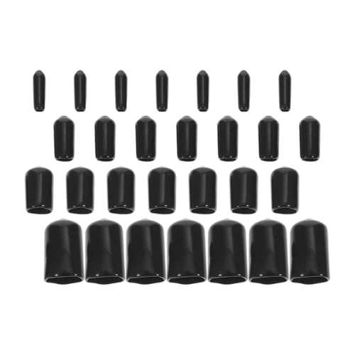 PAMINGONO 80 piezas Tapones de Goma Protectores de Rosca para Tubos Flexibles Capuchones de Extremo de Vacío para Múltiples Diámetros Resistencia al Calor y Desgaste Uso Industrial y