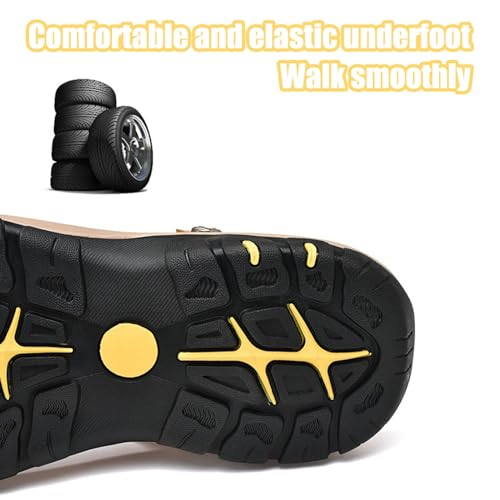Hiking Sandals for Men Waterproof Closed Toe Water Sandals Athletic Outdoor Sandals Adjustable Summer Sandals for Beach Sport Fishing Walking 5