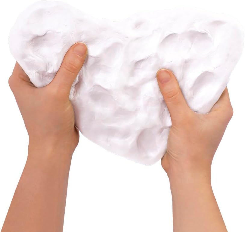 Miniatura 5 de Jovi - Arcilla de modelado de secado al aire, juego de 3 unidades, 1.1 libras cada una, total de 3.3 libras, no necesita horno, color blanco,