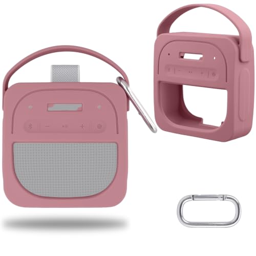 for Bose New SoundLink Micro 2nd Gen Portable Speaker Silicone Case, Pink