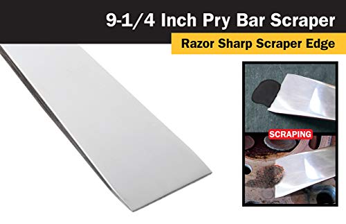 Titan Tools 11509 9-1/4-Inch Stainless Steel Pry Bar Scraper #TOP3