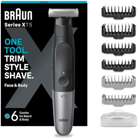 Braun Series X Recortadora De Barba, Afeitadora Eléctrica Hombre,...