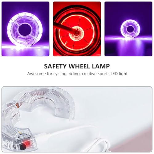 Luz de buje inteligente Healeved impermeable contra la oscuridad y lluvia en ciclismo nocturno 3
