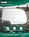 SCITOO Passenger Side Mirror Glass Fit for 1999-2003 For Chevy Silverado Pickup 2007 For Chevy Silverado Pickup 2000 For Chevy Suburban 2001-2006 For GMC Yukon XL with Backing Plate
