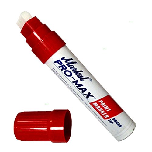 Single Red Markal Pro Max Broad Tip Paint Marker All Surface Weather