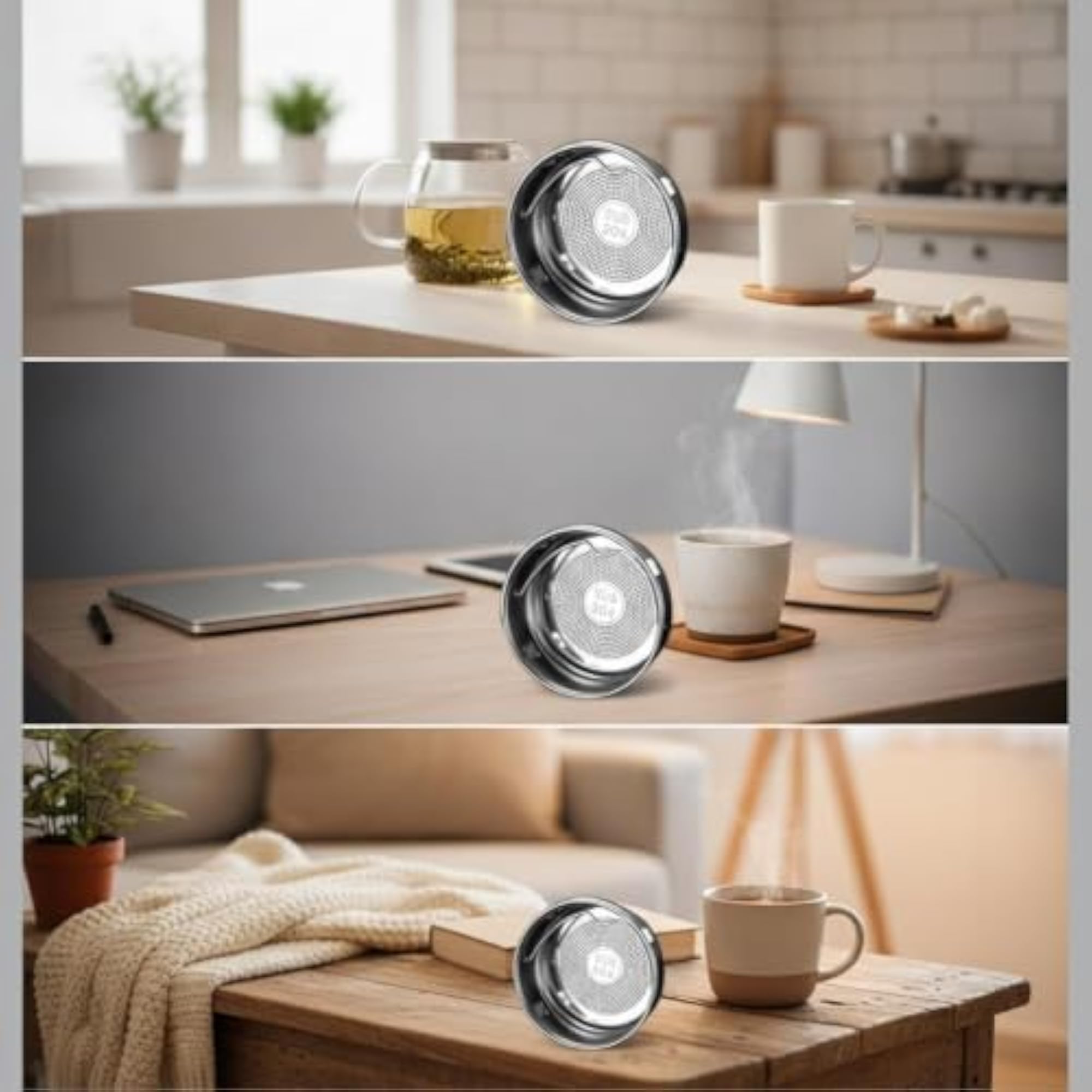304 Stainless Steel Tea Infuser Strainer for Glass Cups