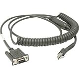 Peso ligero. Zebra Technologies CBA-R49-C09ZAR Cable-RS232: DB9 conector hembra, 9\'