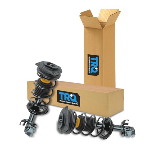Image of TRQ Front Strut and Spring Assembly Set 2 Piece | For 2009-2014 Nissan Cube 07-12 Versa