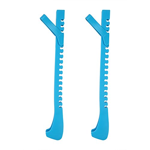 Protetores de lâmina de patim de gelo moumouten, 1 par 3 cores antiderrapante plástico macio ajustáv