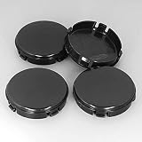 ▄ Fácil de instalar y usar Las tapas están cubiertas con una película protectora de plástico para evitar rayones. Retire la cubierta de aluminio/plástico antes de instalar los tapacubos, simplemente extraiga los viejos con una navaja de bolsillo e inserte los nuevos.