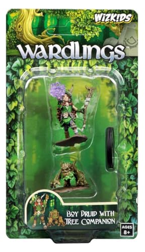 WizKids Wardlings Boy Druid with Tree Companion painted fantasy miniatures set WZK73319