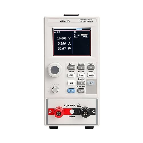 バッテリー容量検出器、 電子負荷 UTL8211+ UTL8212+ 20A 400W プログラマブルデジタル DC 負荷バッテリーテスターロードメーター電源テスト(UTL8211 PLUS)